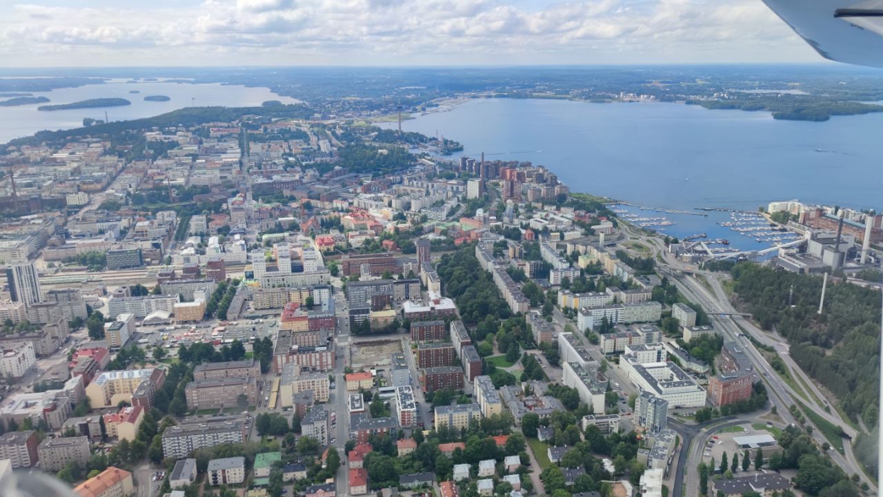 Ilmakuva Tampereelta